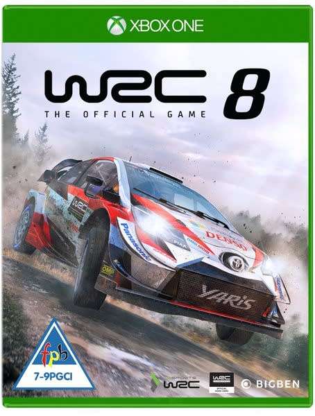 Xbox one game - WRC 8 - world rally championship 8 - new