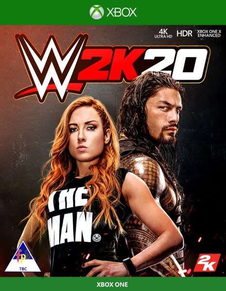 Xbox one game - wwe 2k20 - new