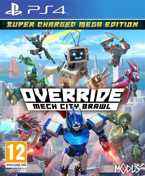 OVERRIDE: MECH CITY BRAWL-SUPER CHARGED MEGA EDITION GAME FOR PS4 (BRAND NEW SEALED)