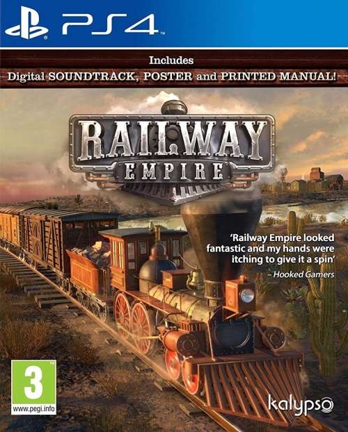 RAILWAY EMPIRE GAME FOR PS4 / BRAND NEW SEALED