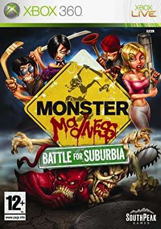 Xbox 360 game - monster madness: battle for suburbia - new