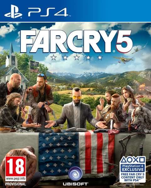 Farcry 5 PS4  Game IN STOCK (SWADOCOP )