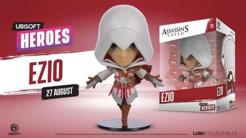 UBISOFT CHIBI HEROES COLLECTION SERIES `EZIO` ASSASSIN`S CREED (VINYL FIGURE/CHARACTER) / BRAND NEW