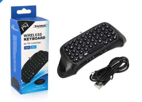 Dobe wireless keyboard  / chat pad for ps4 / new