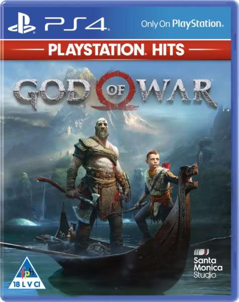 God of war - playstation hits - game for ps4 - new
