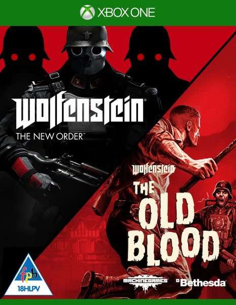 Xbox one game - wolfenstein the new order and the old blood - new