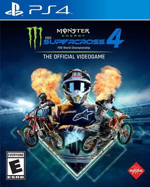 Monster energy supercross 4 the official video game for ps4 - new