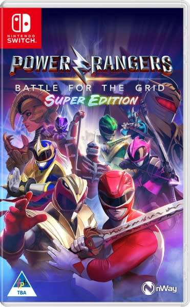 Nintendo switch game - power rangers: battle of the grid - super edition - new