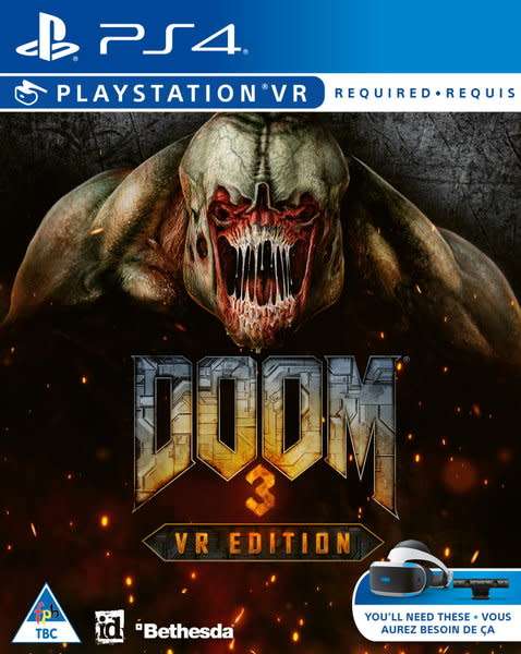 Playstation vr game - Doom 3 - psvr - game for ps4 - new