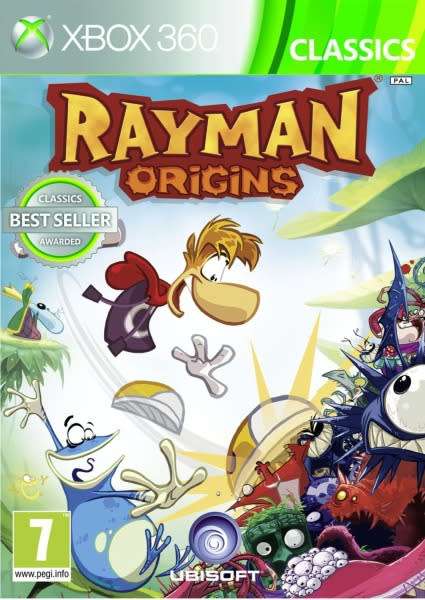 Xbox 360 game - rayman origins (classics) new