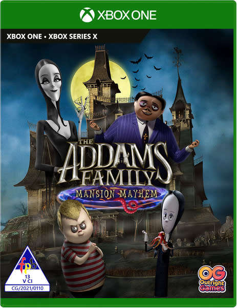 Xbox one game - the addams family mansion mayhem - new