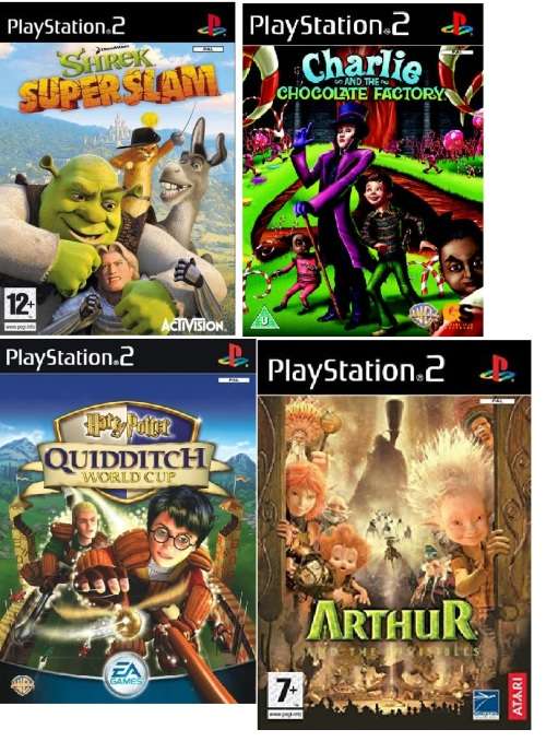 4x Playstation 2 (PS2) games Bundle