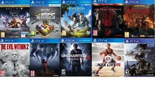 10 Playstation 4 Games Bundle ( PS4 )