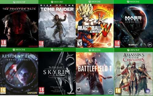 8 Xbox one games bundle