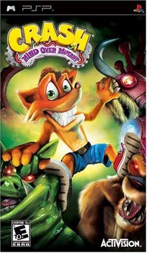 CRASH MIND OVER MUTANT GAME FOR PSP
