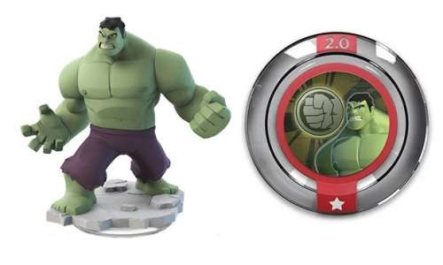 Disney infinity marvel super heroes 2.0 game hulk figure with hulk power disc