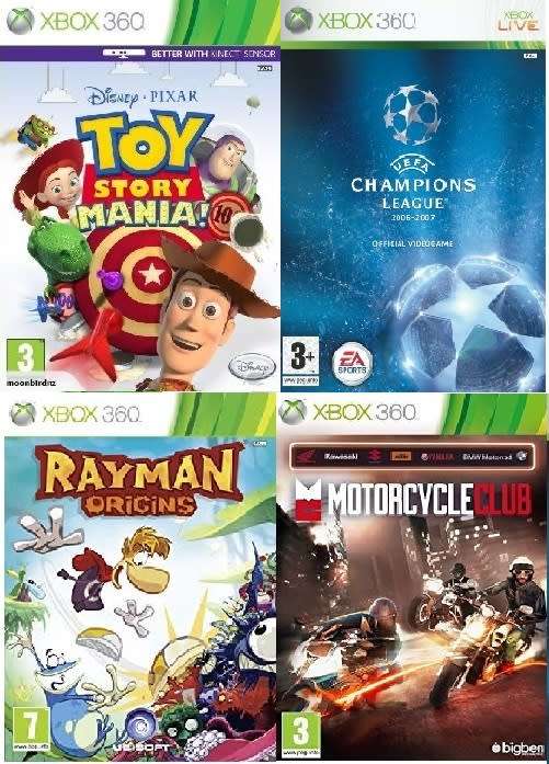 4 XBOX 360 Games Bundle