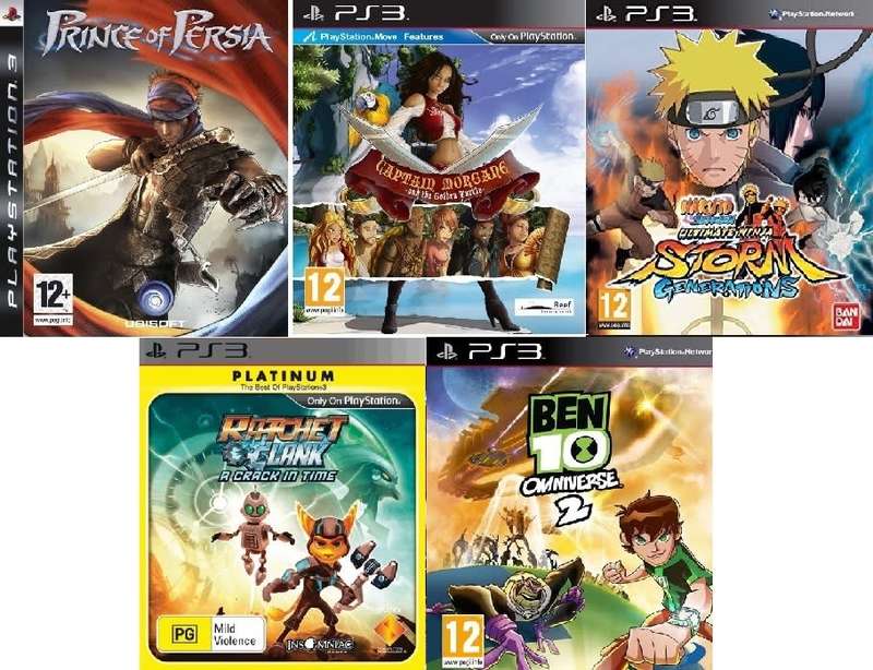 5 Playstation 3 Games Bundle (PS3)