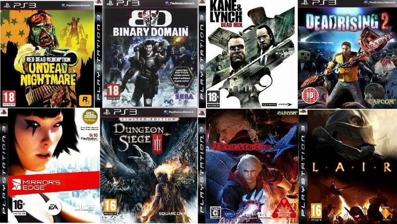 8  Playstation 3 games bundle ps3