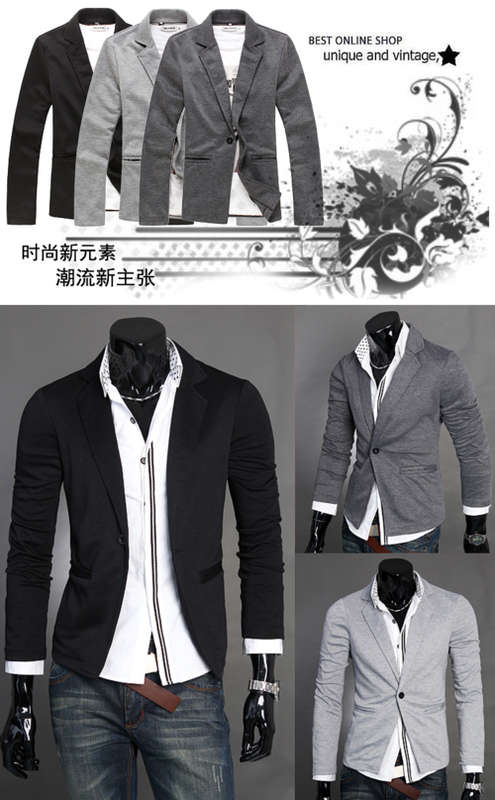 Men's jacket - dark grey