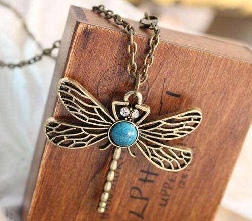 Fashion Dragonfly Sweater Chain/Necklace