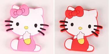 Hello Kitty Fridge Magnet - Pink, Red
