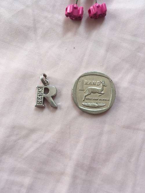 925 Letter "R" Pendant