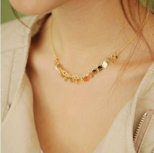 Gold Skeleton Necklace