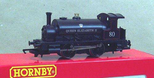 Hornby  00/HO  R2597 Locomotive Class 0F 0-4-0ST Queen Elizabeth II 80 New