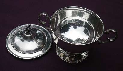 FOR Vladm80 ONLY PLEASE!!! Charming Continental 800 silver lidded trophy-design candy or sugar bowl.