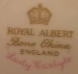 Exquisite rare ROYAL ALBERT "LADY CARLYLE"  trio. Excellent condition.