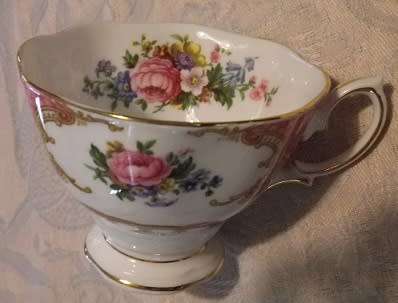 Exquisite rare ROYAL ALBERT "LADY CARLYLE"  trio. Excellent condition.
