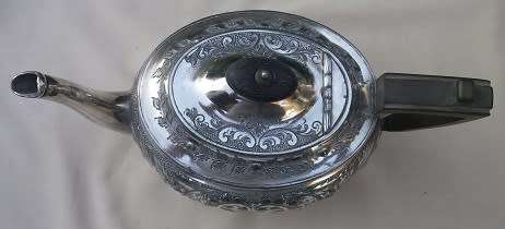 Impressive Antique silver plated teapot, Atkin Brothers, Sheffield