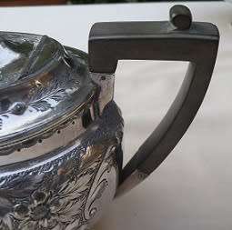 Impressive Antique silver plated teapot, Atkin Brothers, Sheffield