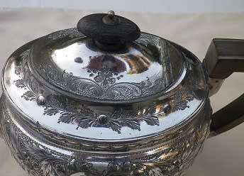 Impressive Antique silver plated teapot, Atkin Brothers, Sheffield