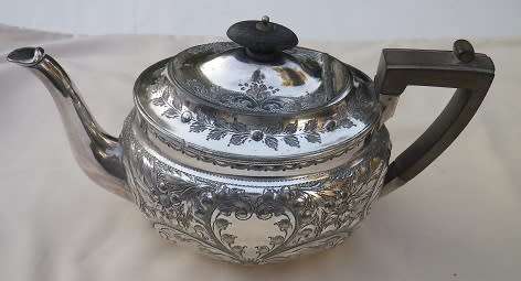 Impressive Antique silver plated teapot, Atkin Brothers, Sheffield