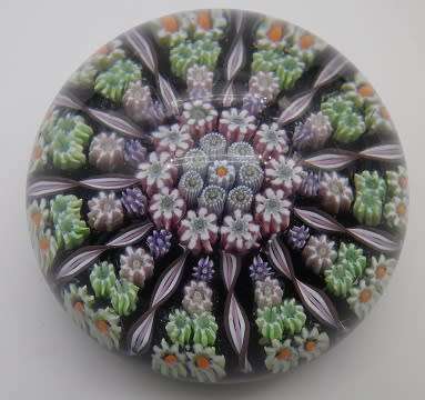 NB: FOR MANDY ONLY. THANK YOU. Lovely Vintage MURANO MILLEFIORE PAPERWEIGHT. 6cm x 4cm