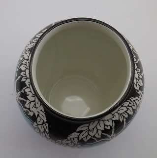 Stunning ART DECO VASE.1930s Burleigh ware, Burgess & Leigh, Burslem England. 77/3961 Hand painted.
