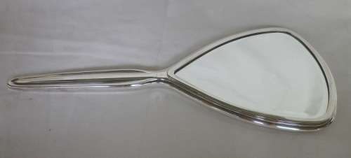 Vintage WMF Germany Silver Plated EPNS hand held dressing table mirror
