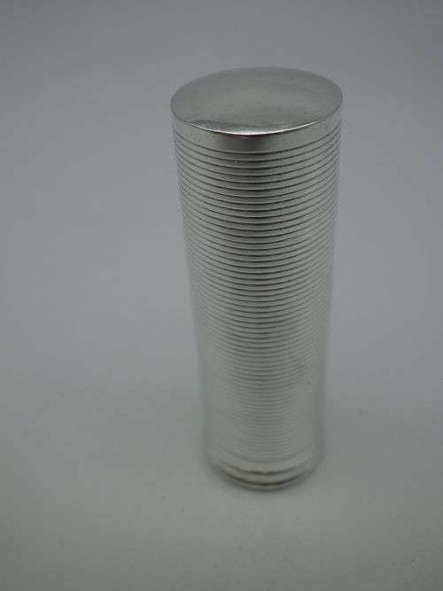 Art Deco 935 Silver lipstick holder. 1.8 x 5.5 cm  12.1 g Maker: Kosca RARE!