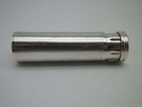 Art Deco 935 Silver lipstick holder. 1.8 x 5.5 cm  12.1 g Maker: Kosca RARE!