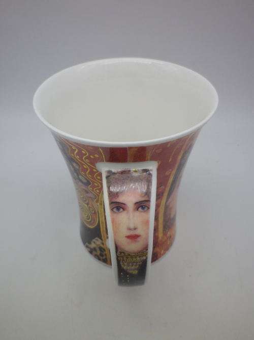 GUSTAV KLIMT `DESIRE` large mug. Dunoon Fine China England 11.5 cm WOW!!!