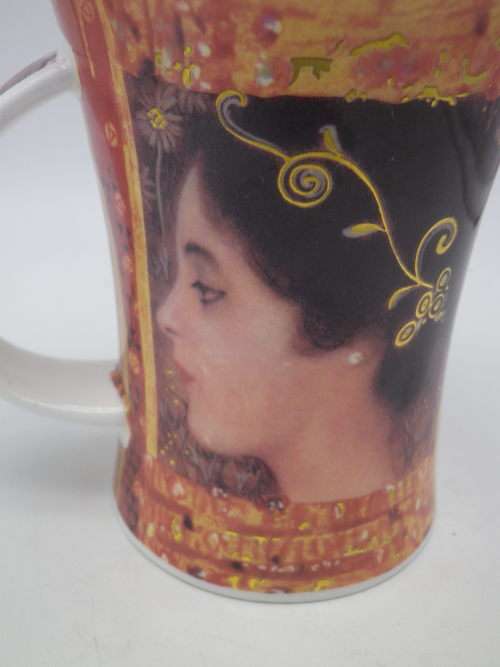 GUSTAV KLIMT `DESIRE` large mug. Dunoon Fine China England 11.5 cm WOW!!!