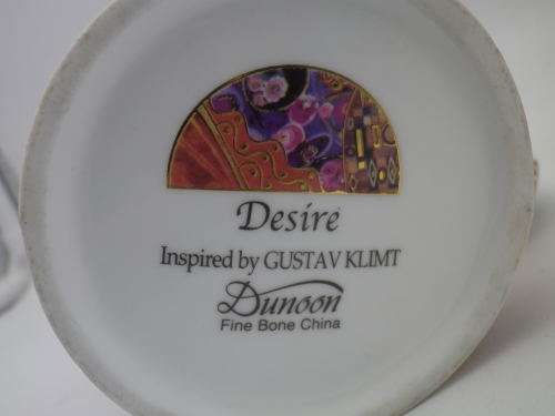 GUSTAV KLIMT `DESIRE` large mug. Dunoon Fine China England 11.5 cm WOW!!!