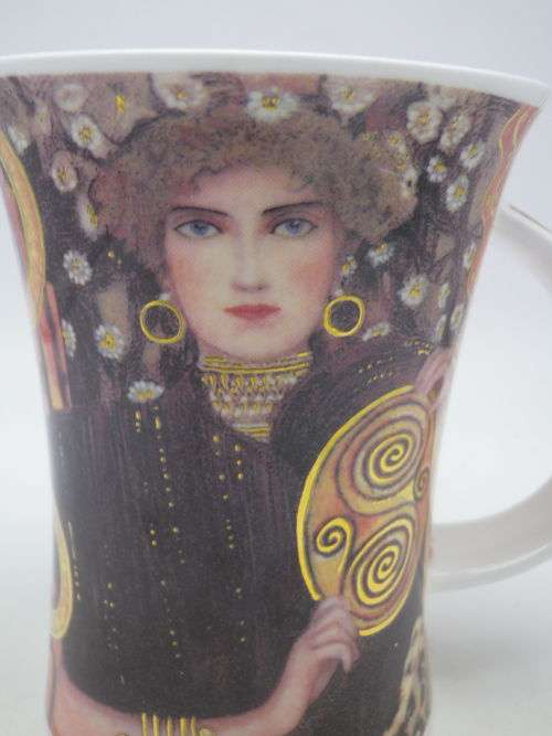 GUSTAV KLIMT `DESIRE` large mug. Dunoon Fine China England 11.5 cm WOW!!!