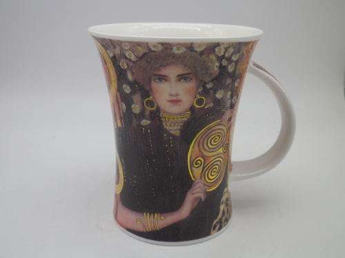 GUSTAV KLIMT `DESIRE` large mug. Dunoon Fine China England 11.5 cm WOW!!!