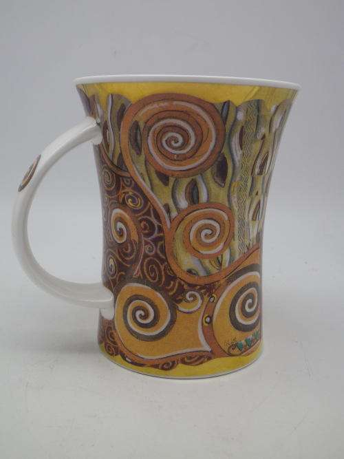 GUSTAV KLIMT `Belle Epoque` Large Mug. Dunoon Fine China, England 11.5 cm