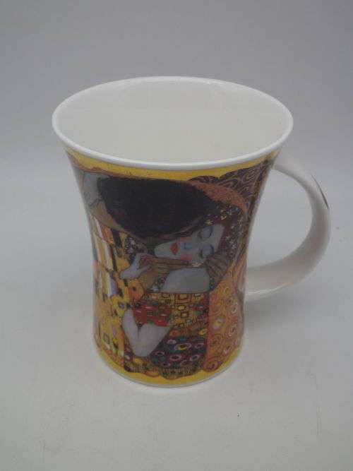 GUSTAV KLIMT `Belle Epoque` Large Mug. Dunoon Fine China, England 11.5 cm