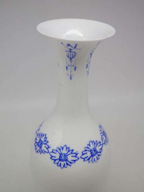 Exquisite Oriental delicate eggshell porcelain vase hand painted Cherry Blossoms 19.5cm 3 of 3