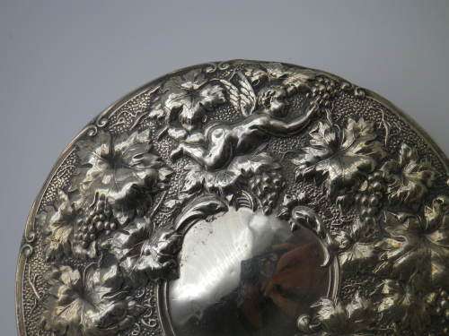 EXQUISITE Hallmarked sterling silver HAND MIRROR. Birmingham 1904. 28cm long. RARE!!